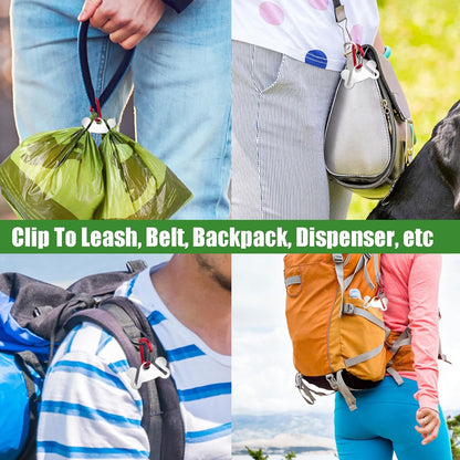 1PC Dog Poop Bag Holder, Waste Bag Holder, Dog Poop Bag Carrier, Hand Free Holder