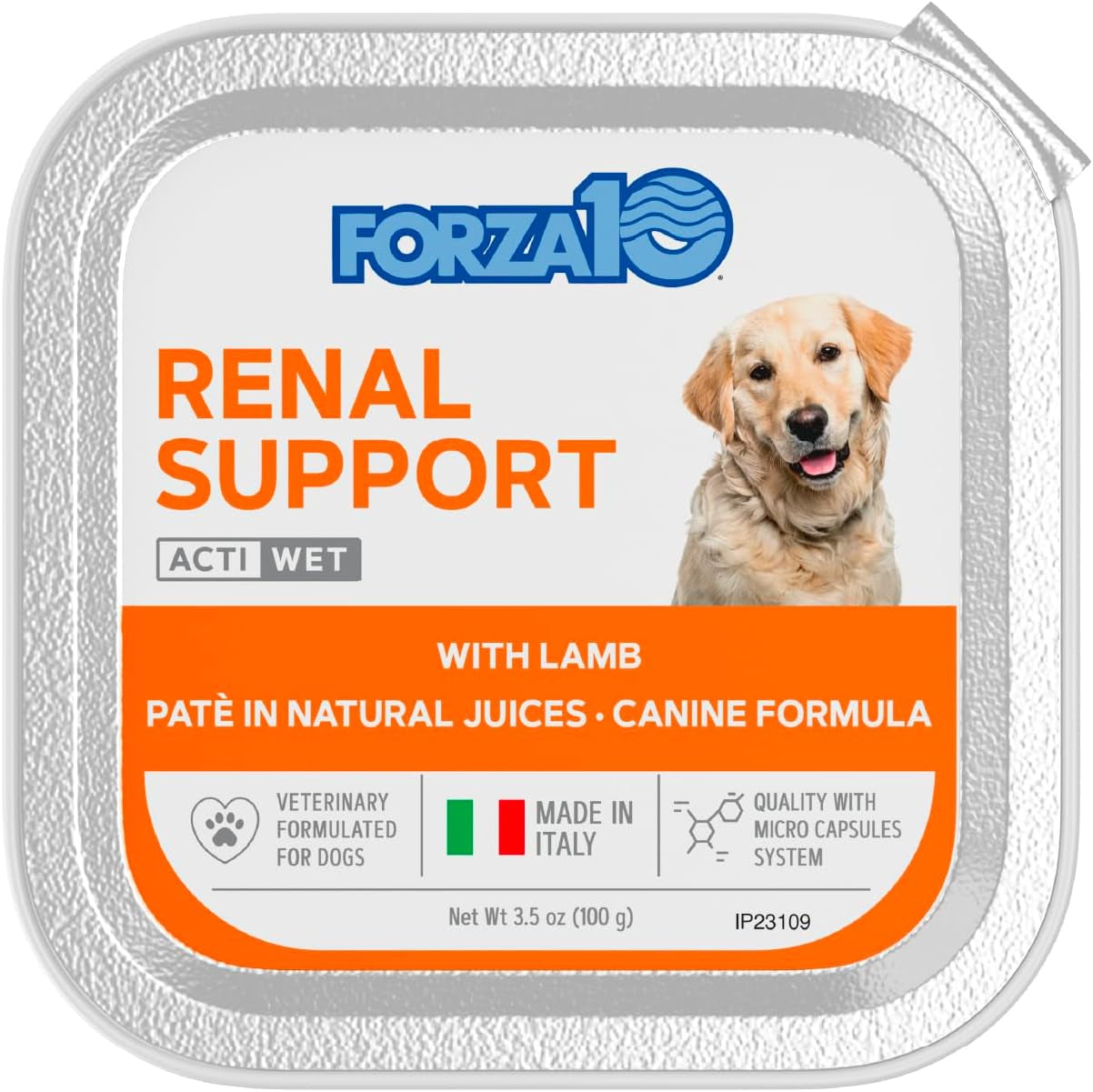 - Dog Food, Vet Formulated Wet Dog Food for Kidney Support, Non-Gmo, Lamb Flavor, Made in Italy (3.5 Oz, 32 Pack)